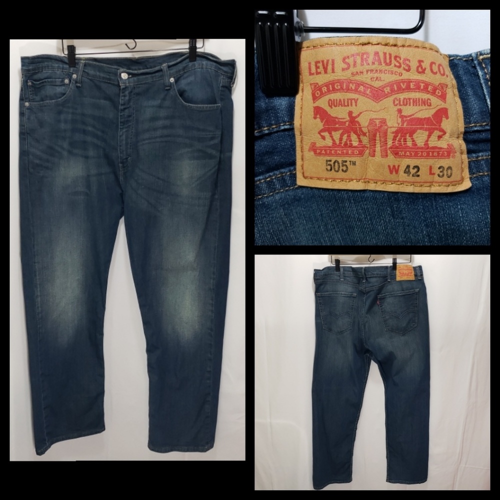NWOT Levi Strauss 505 Jeans  42/30